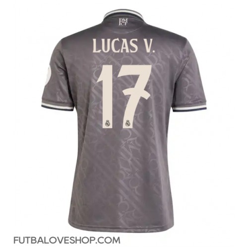 Dres Real Madrid Lucas Vazquez #17 Tretina 2024-25 Krátky Rukáv